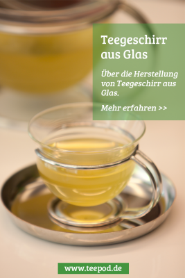 Teegeschirr aus Glas: Teekanne aus Glas und schöne Glas Teetassen