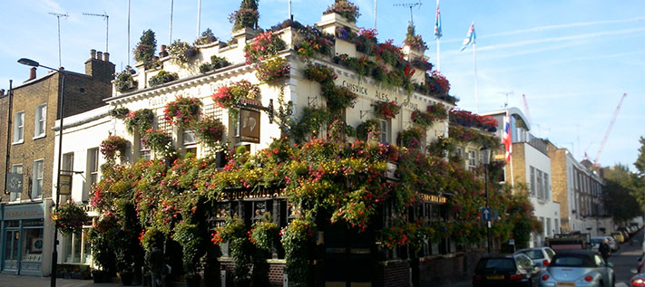 Ein Pub in London - Vorbildlich